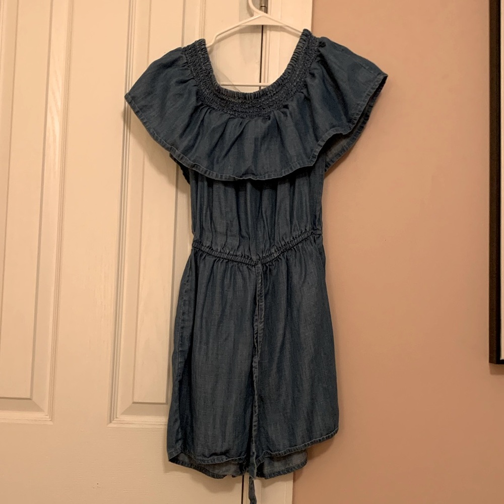 Navy Blue Romper